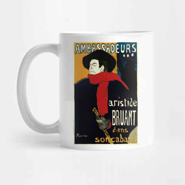 Aristide Bruant by Toulouse Lautrec by MasterpieceCafe